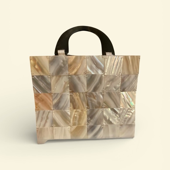 Unique Mother of Pearl Handbag - Picture 1 of 3